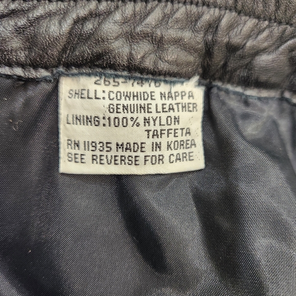 Vintage Tibor Leather Skirt, Black, Womens 16 - Picture 6 of 8